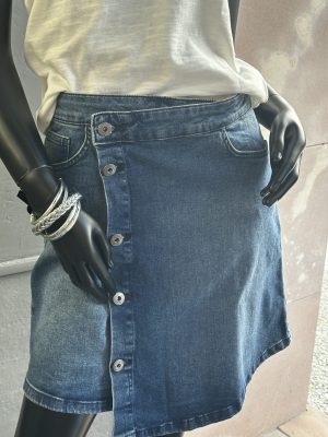Jupe en jean asymétrique