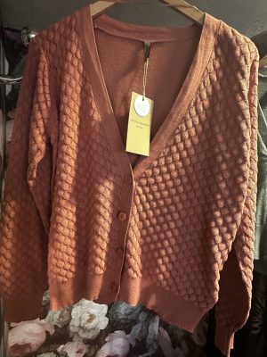 Gilet vieux rose