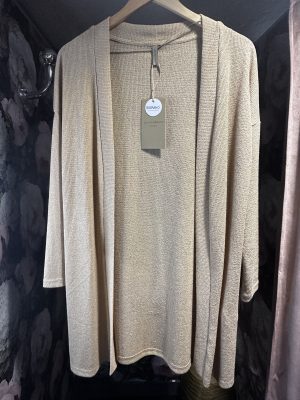 Gilet long beige