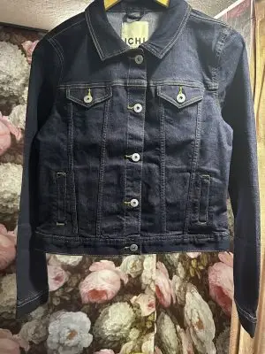 Veste en jeans brut denim
